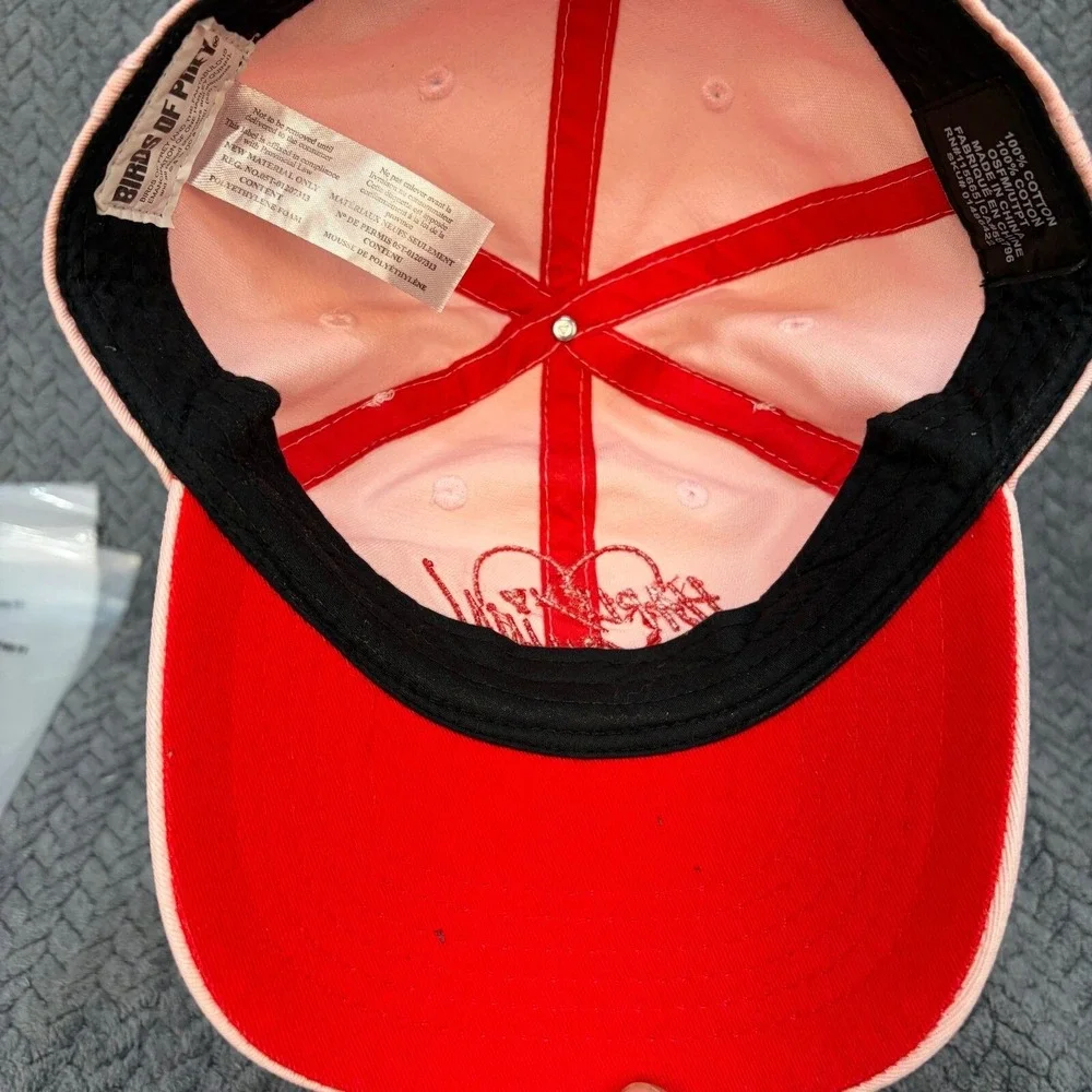 DC Comics Birds of Prey Harley Quinn Pink Baseball Cap Hat with Ears 0918
